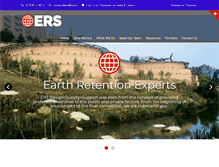 Tablet Screenshot of earthretention.com